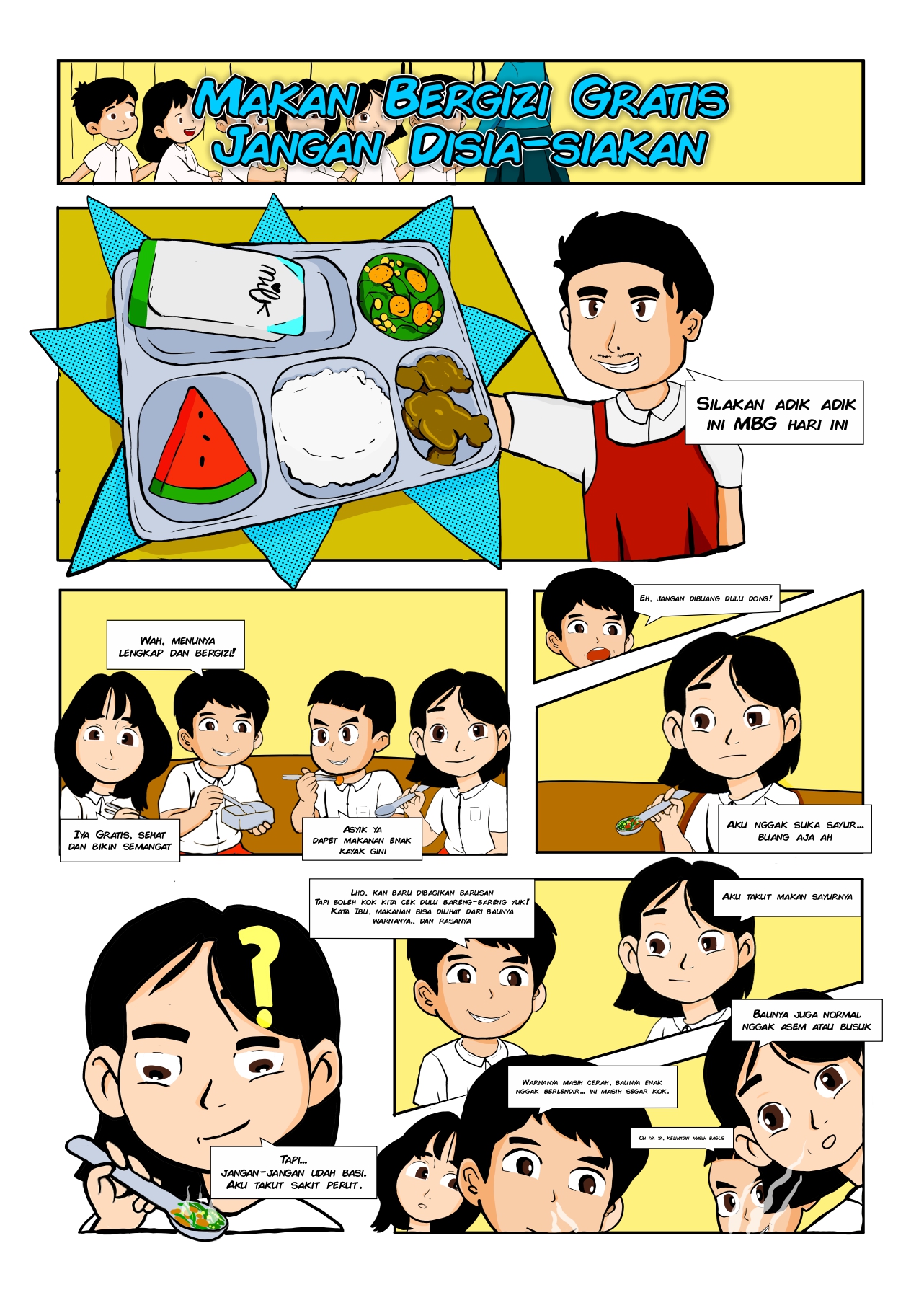 Sampul Jangan Sia Siakan MBG